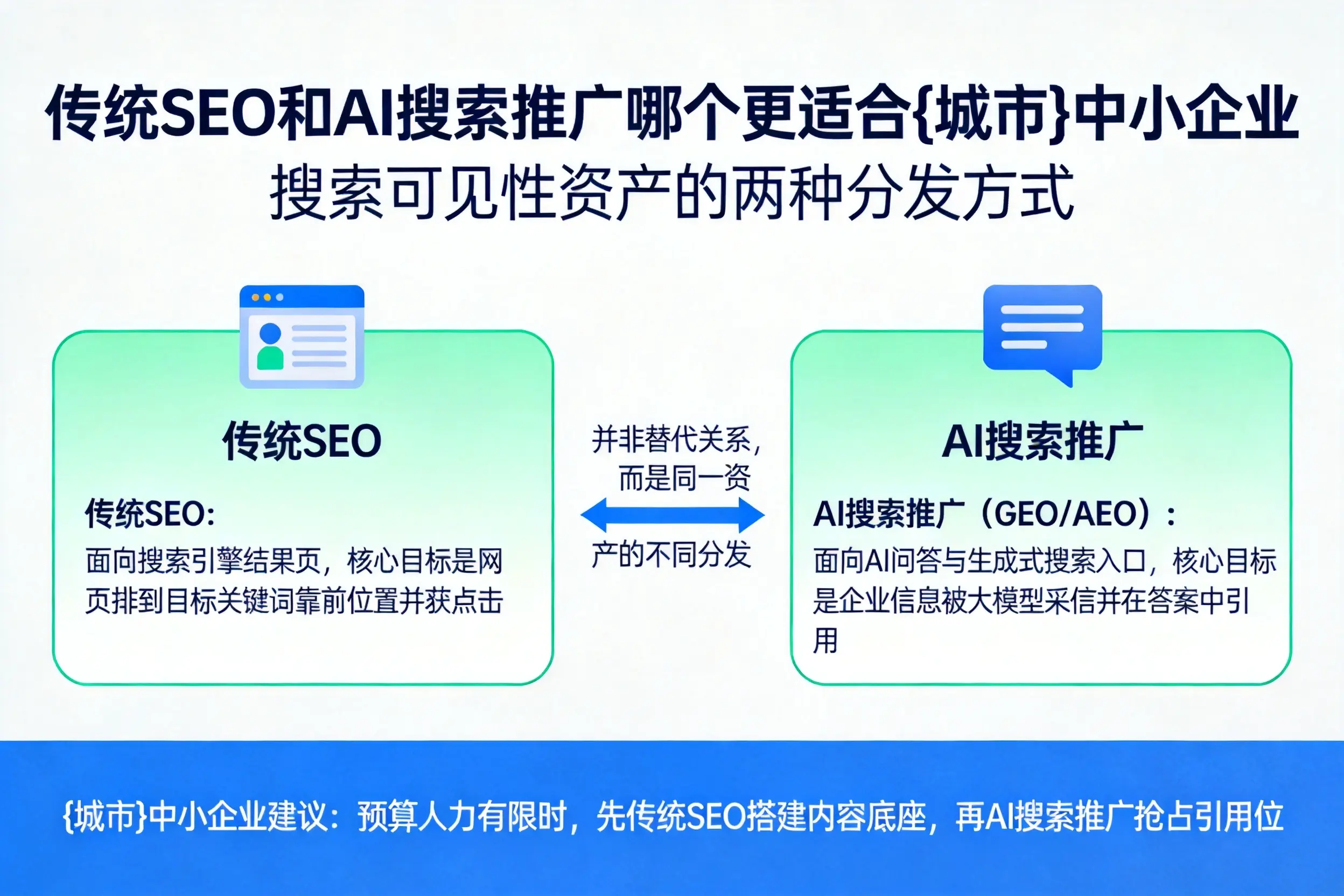 传统SEO和AI搜索推广哪个更适合毕节中小企业