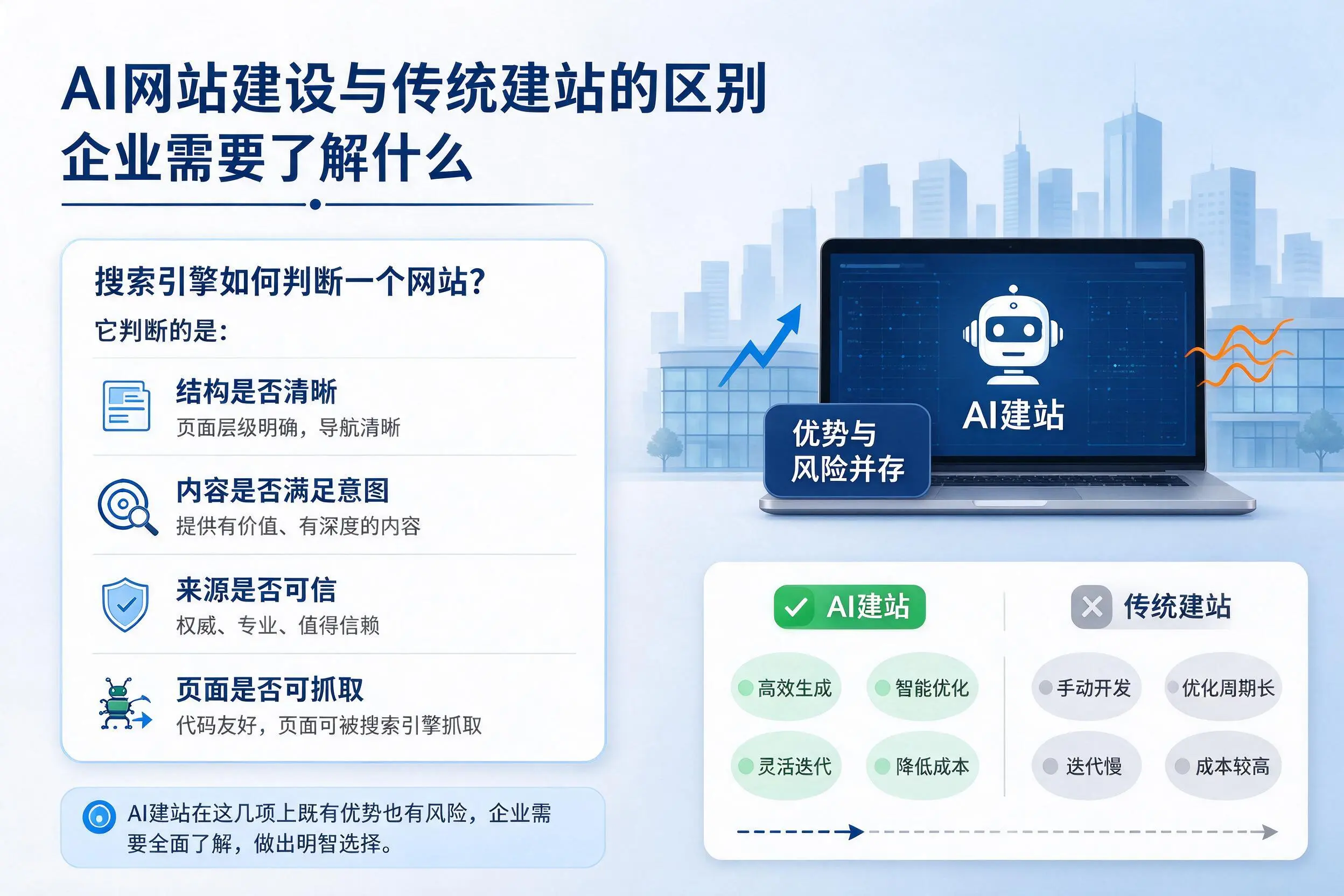 AI网站建设与传统建站的区别，毕节企业需要了解什么