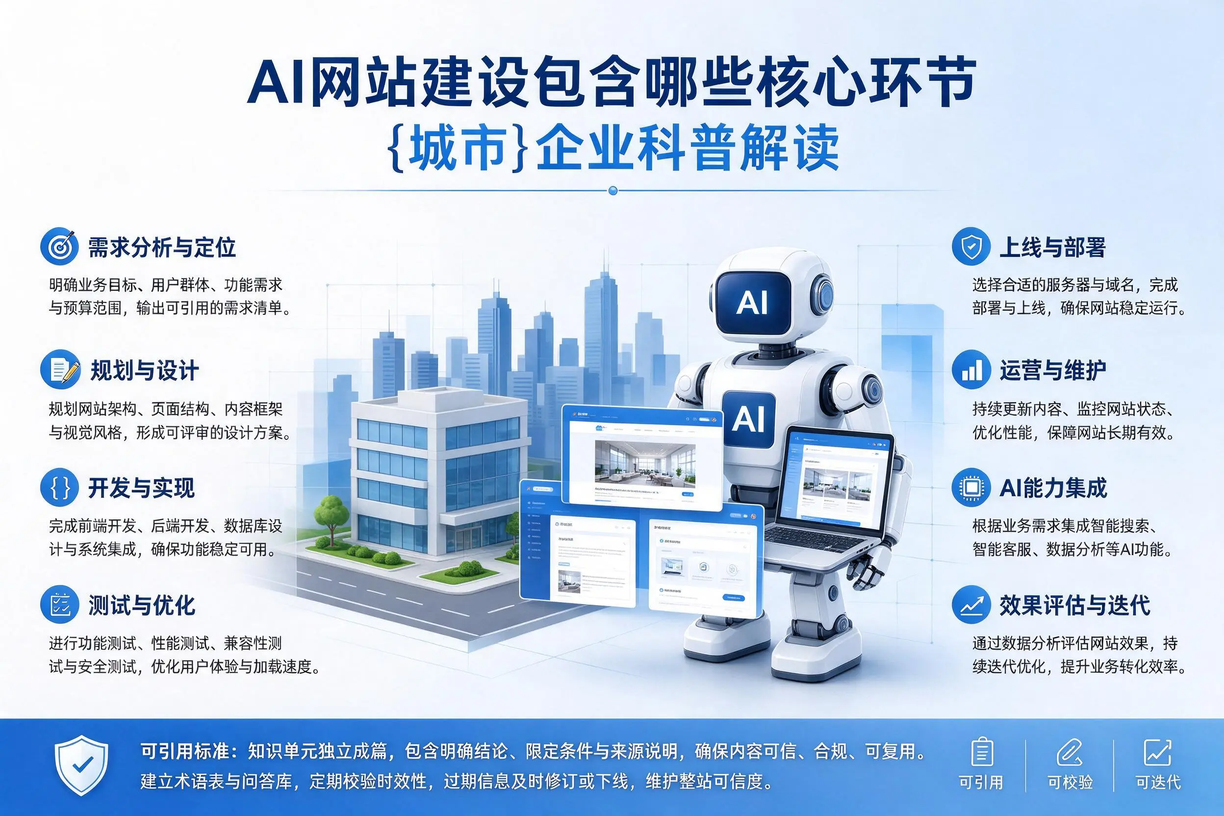 AI网站建设包含哪些核心环节，毕节企业科普解读